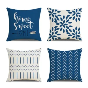 Throw Pillow Covers 18x18 Inch 4 PCS