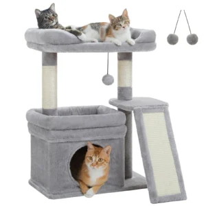 Small Cat Tree with Sisal Scratching Post