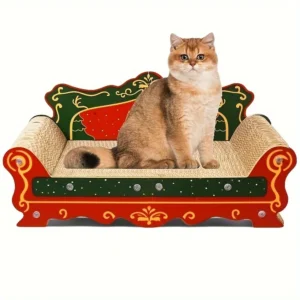 Sofa-Shaped Cat Scratching Couch & Lounge Bed