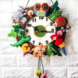 DIY Handmade Child Toys Wall Clock